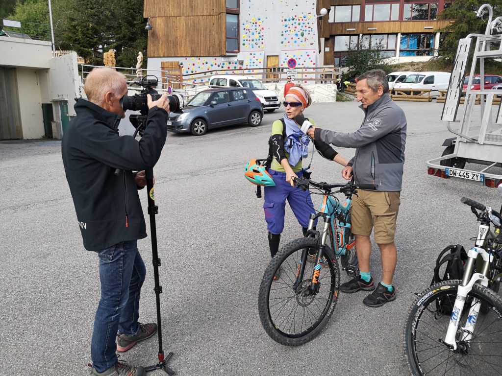 Reportage ligne vélo Les Karellis